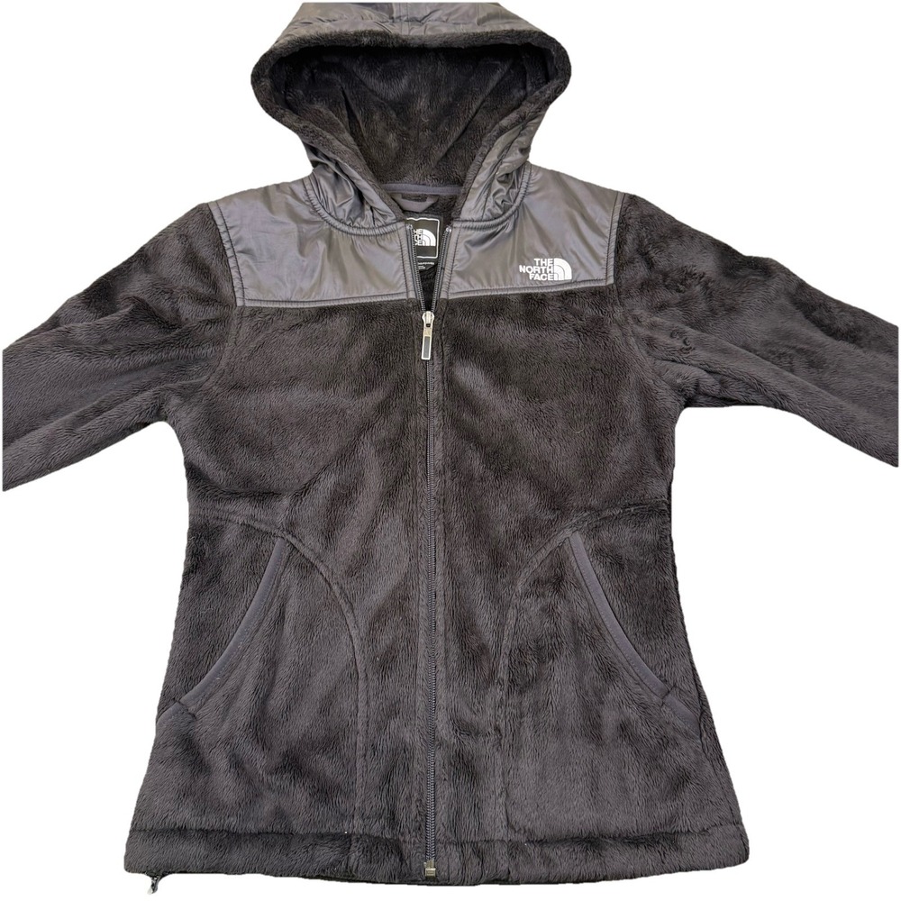 North Face‎ Oso Sherpa Fleece Full Zip Hoodie Women's XS Black Jacket
